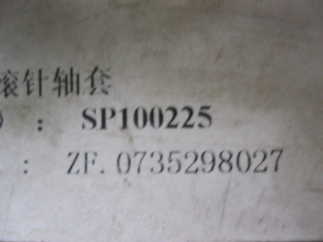 SP100225	ZF.0735298027	Needle roller bushing