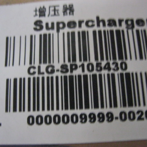 SP105430	13030164	supercharger