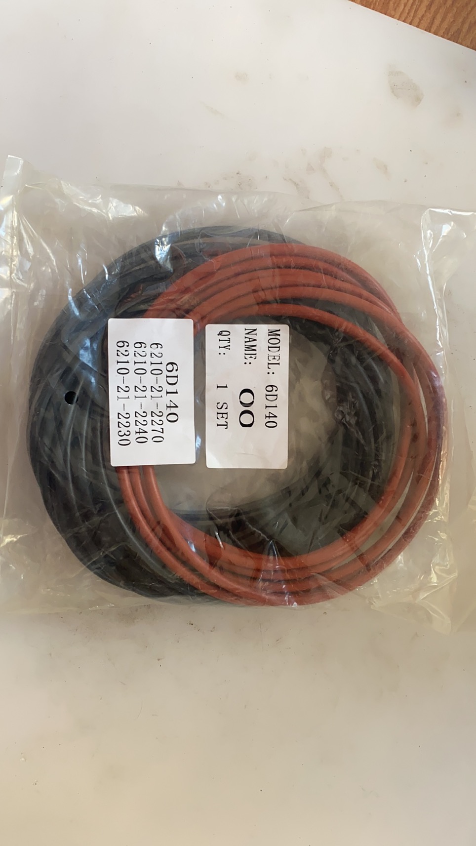 6210-21-2270 6210-21-2240 6210-21-2230 Water resistance ring 6D140