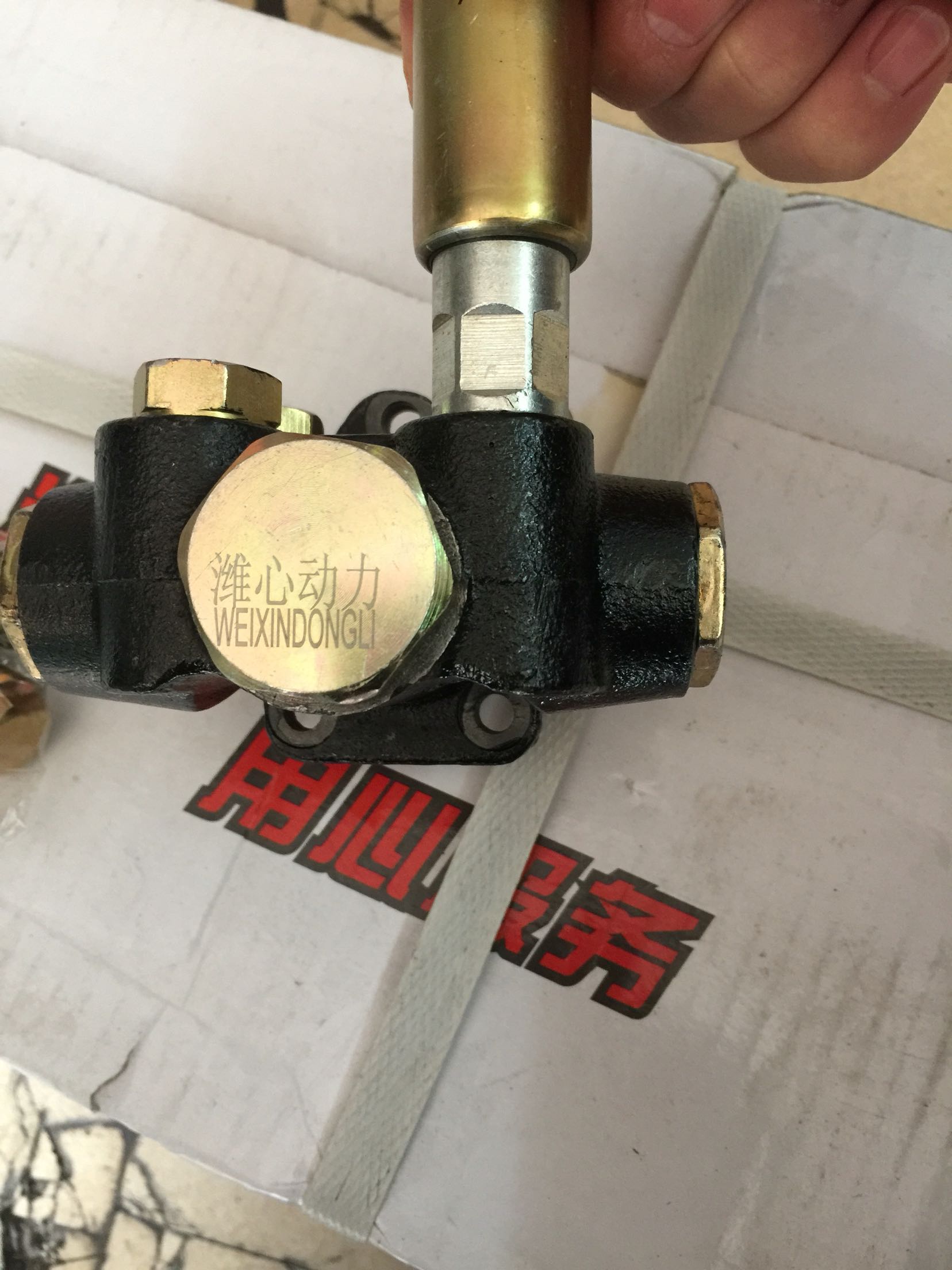 612600080343 SP101890 hand pump fuel pump for Weichai