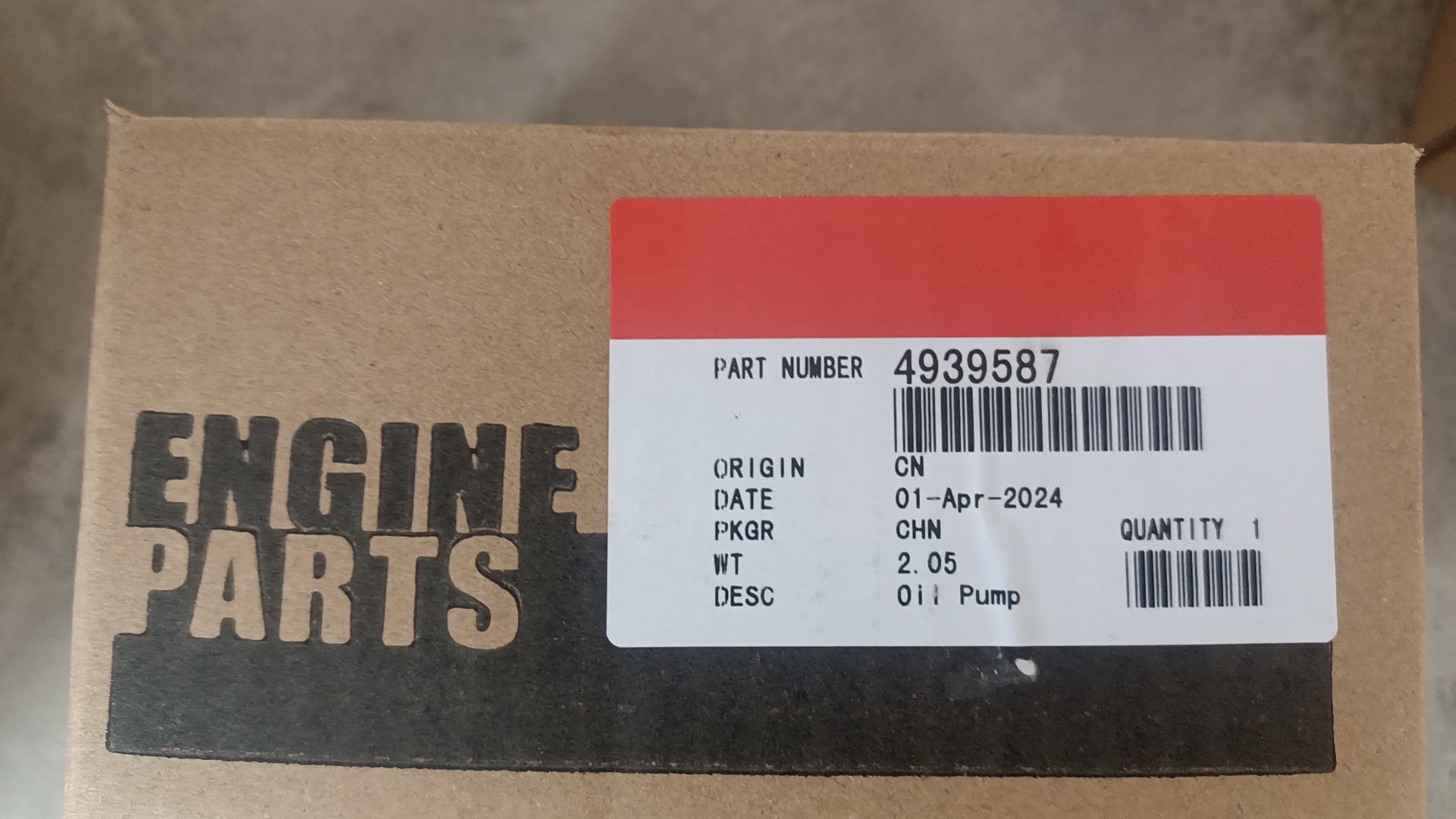 4939587-oil pump- Liugong Loader part