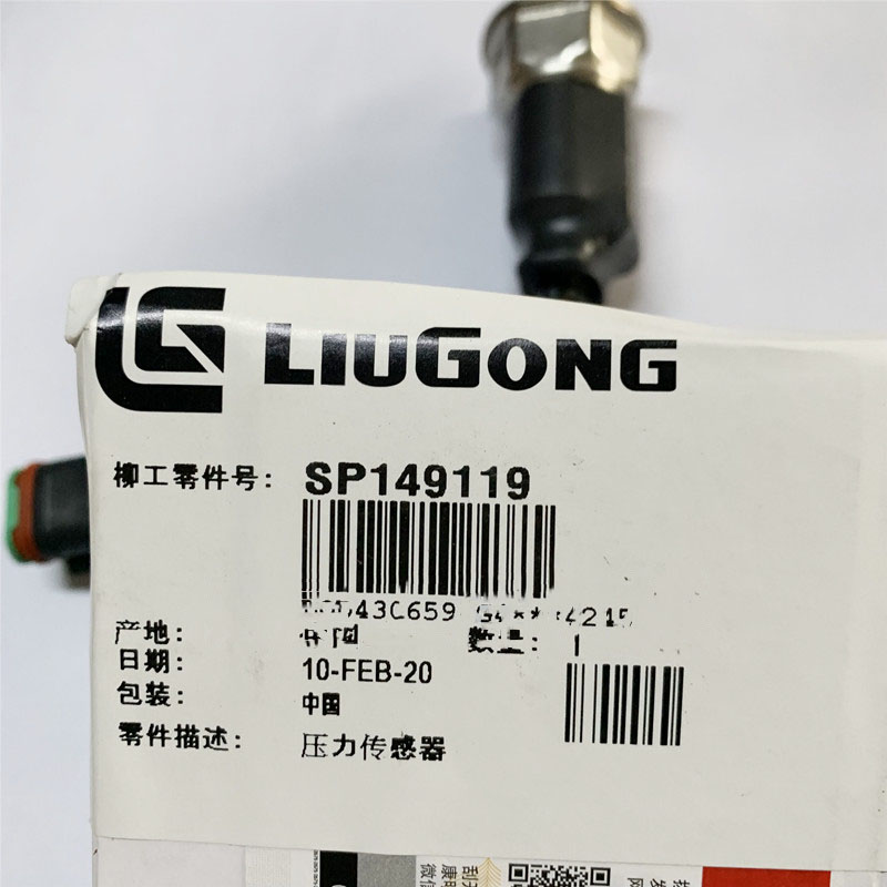 Liugong part 870H 856H 862H 850H 855N 50CN pressure sensor SP149119