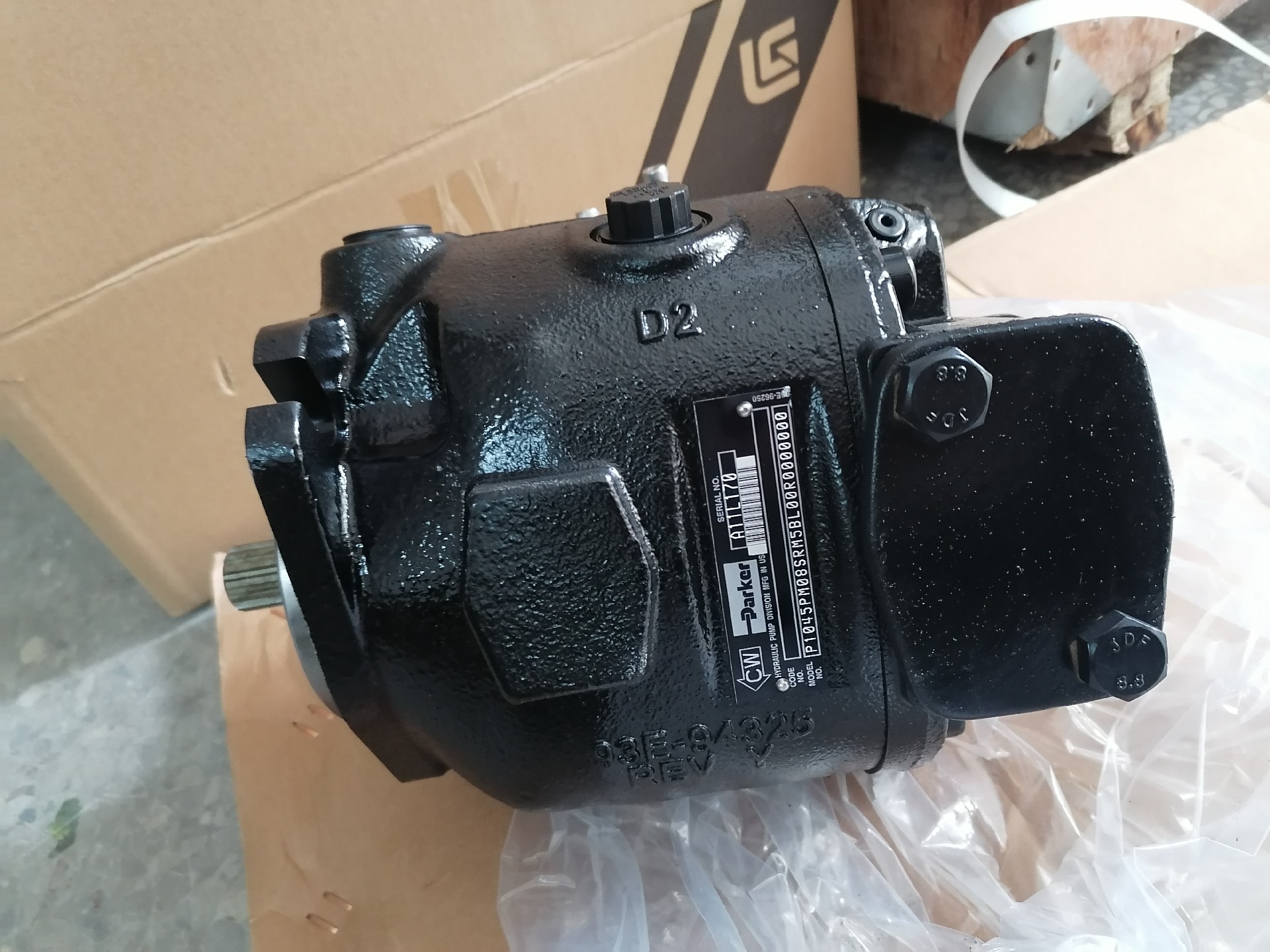 Liugong part 11C0999 Parker fan pump