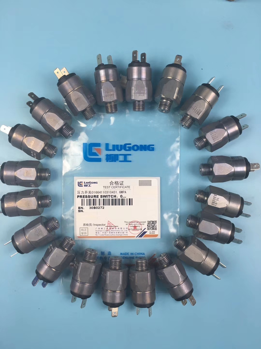 Liugong part 30B0897 oil pressure switch